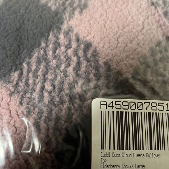 Cuddl Duds Cloud Fleece Pullover Top - Picture 4 of 5